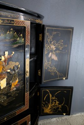 Oriental sale corner cabinet