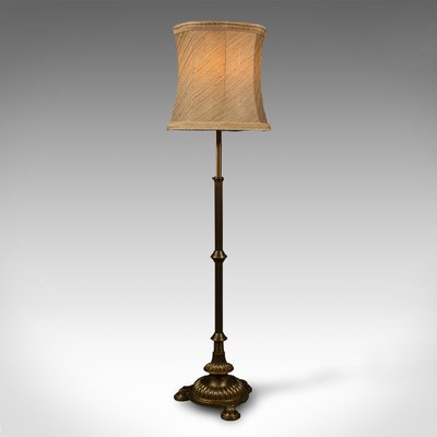 Forsendelse tillykke Blaze Tall English Adjustable Standard Lamp in Brass, 1940s for sale at Pamono