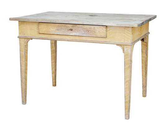 tubo respirador Duque sin embargo Vintage Swedish Painted Kitchen Table in Pine for sale at Pamono