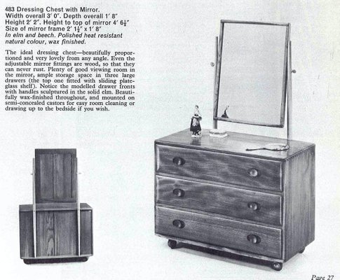 Vintage Windsor Model 483 Vanity Chest, 1930 Simmons Metal Dresser With Mirror