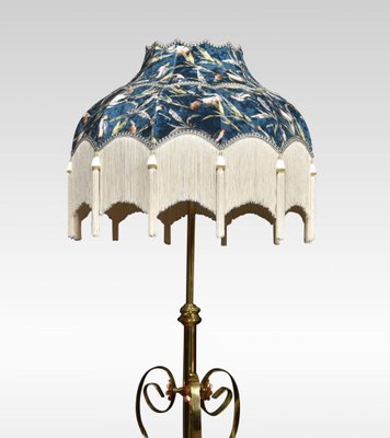 Brass Adjustable Standard Floor Lamp, Purple Floor Lamp Chandelier