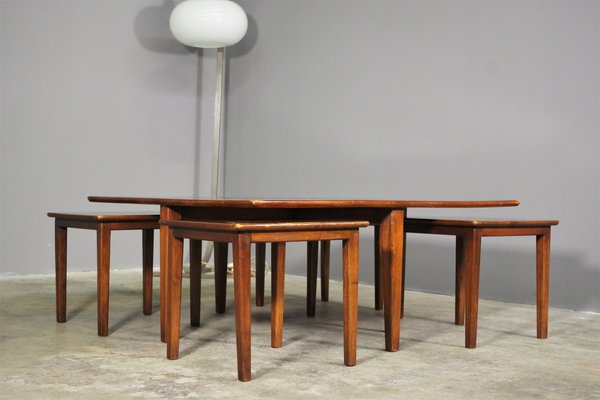 Niedrige Couchtische, 1970er, 5er Set bei Pamono kaufen