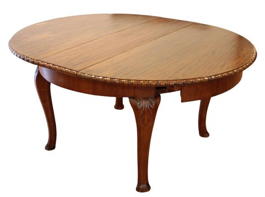 Vintage Extendable Oak Dining Table For At Pamono Vintage Extendable Oak Dining Table For, Antique Round Oak Kitchen Table