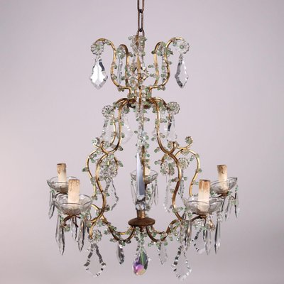 Chandelier In Iron Glass For At, Cost Of A Chandelier