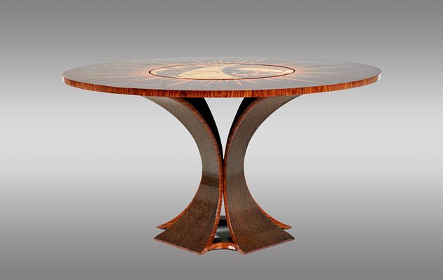 Revolving on sale center table