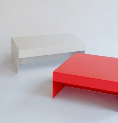 Roter Single Form Couchtisch von & New bei Pamono kaufen