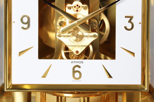ORIGINAL ATMOS JAEGER LECOULTRE CLOCK NEW REFILL BELLOW COMPLETE MOVEMENT FRAME 