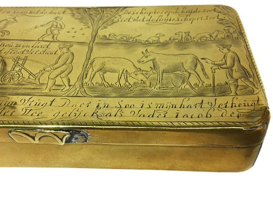 18th Century Dutch Copper Tobacco Box for sale at Pamono
