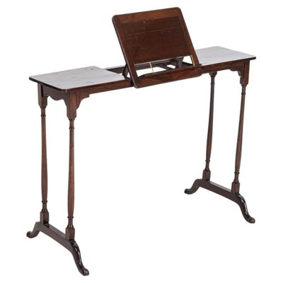 19th Century Mahogany Adjustable Reading Table