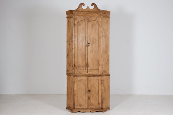 Antique pine 2024 corner cupboard