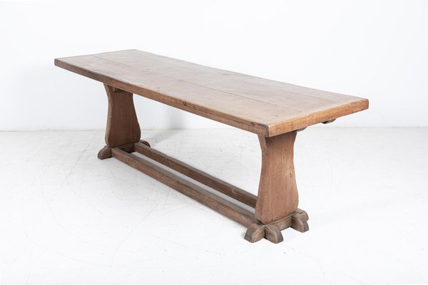 Antique french deals trestle dining table