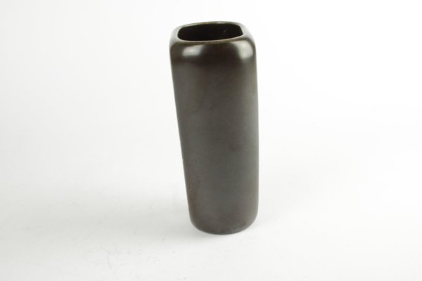 Facett Vase in Silver on Ceramic by Sven Jonsson for Facett Vase in Silver on Ceramic by Sven Jonsson for
