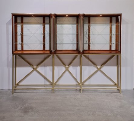 See Through Room Divider Cabinet 1940s