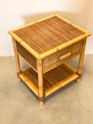 Bamboo bedside sale cabinet