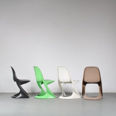 German Casalino Chair in White by Alexander Begge for Casala