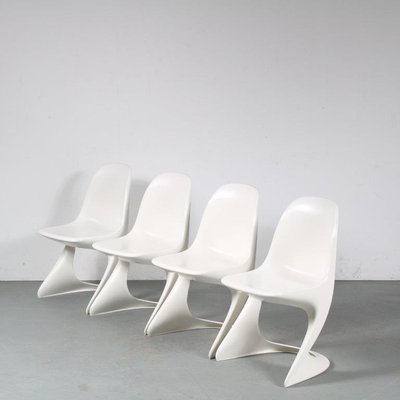German Casalino Chair in White by Alexander Begge for Casala
