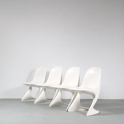 German Casalino Chair in White by Alexander Begge for Casala