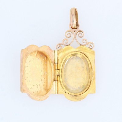 Antique French Chiseled Medallion 