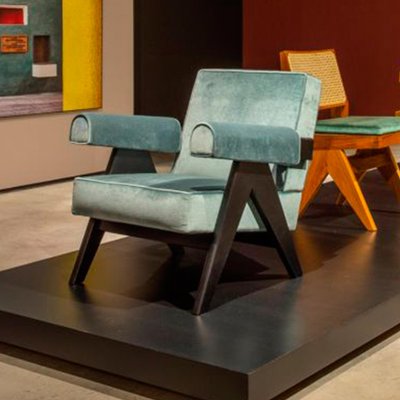 053 Capitol Complex Armchair by Pierre Jeanneret for Cassina for