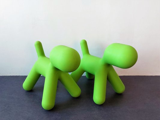 Green Me Too Puppy Chair by Eero Aarnio for Magis Italy 2004