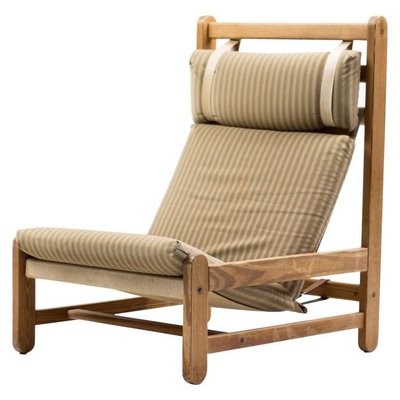 Scandinavian Architectural Sling Chair For At Pamono Scandinavian Architectural Sling Chair, Vintage Wooden Sling Chairs