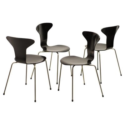 3105 Mosquito Dining Chairs by Arne Jacobsen, Set of 4 for sale at 