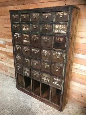 Industrial Wall Unit Shelf Storage Cupboard Cabinet Pigeon Hole Vintage Kitchen 