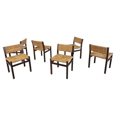 Se82 Wicker Dining Chairs By Martin, Wood And Wicker Dining Room Chairs