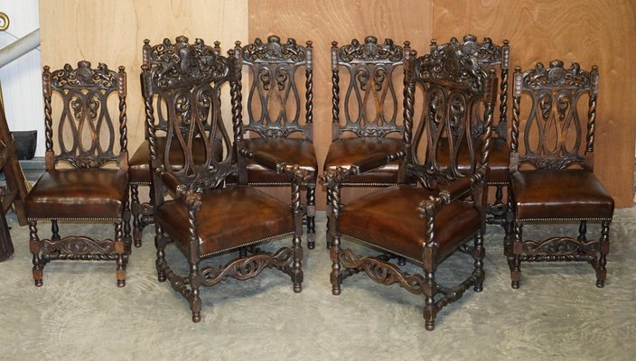 Antique dining 2024 chairs for sale