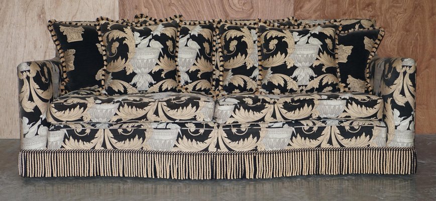 Duresta Diplomat Sofa Armchair Set with Versace Italian