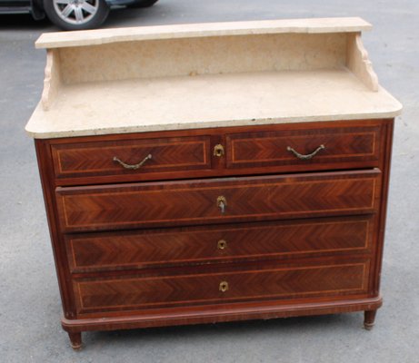 Brown Marble Top 1900s For At Pamono, Antique Mahogany Dresser With Marble Top