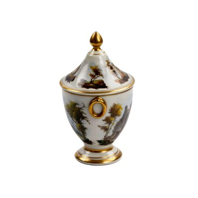Large Box Via Veneto Ceramic Gold Objects mantelpiece home furnishings 