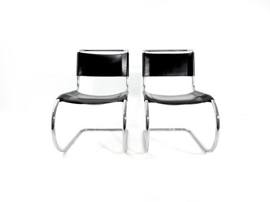 Vintage MR10 Chairs by Ludwig Mies Van Der Rohe From Thonet Set of 2