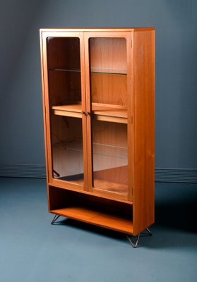 Mid Century Teak Glass Display Drinks Cabinet from G Plan for sale