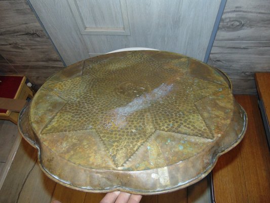 Art Deco Brass Tray for sale at Pamono