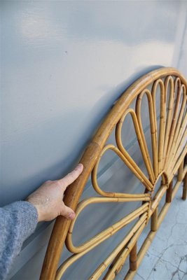Italian Solid Bamboo Headboard 1950s for sale at Pamono