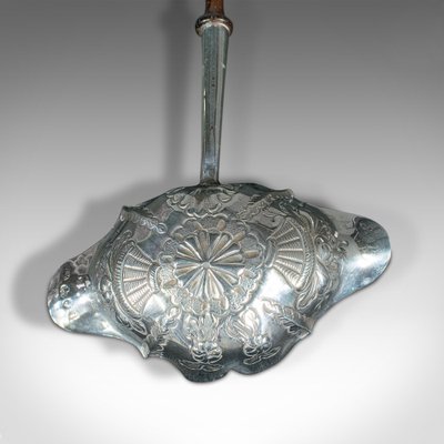Antique English Georgian Silver Serving Ladle or Toddy Spoon by William  Kinman
