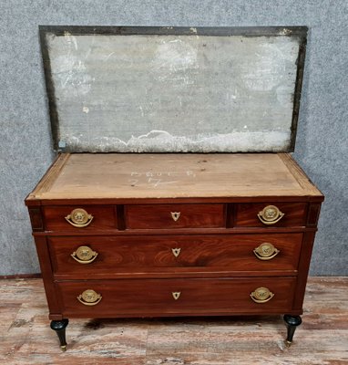 Louis Xvi Mahogany Dresser, Vintage Mahogany Dresser