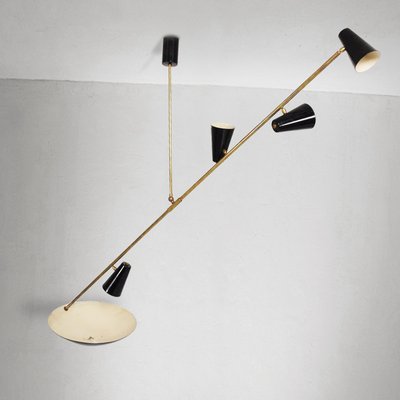 cilinder overal Openlijk Mid-Century Italian Mobile Counterweight Ceiling Lamp, 1960s for sale at  Pamono