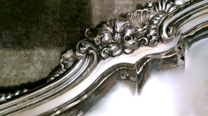 Vassoio in argento a due manici (Italia, XX Sec.) - Asta GIOIELLI