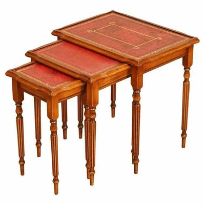 Yew nest of tables for sale deals