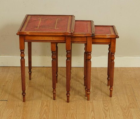 Yew nest of tables for sale online