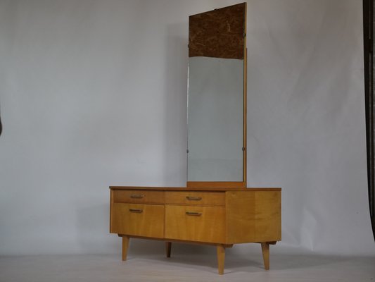 Bauhaus Cherrywood Mirror Dresser 1950s For At Pamono Bauhaus Cherrywood Mirror Dresser, Cherry Wood Dressing Table Mirror
