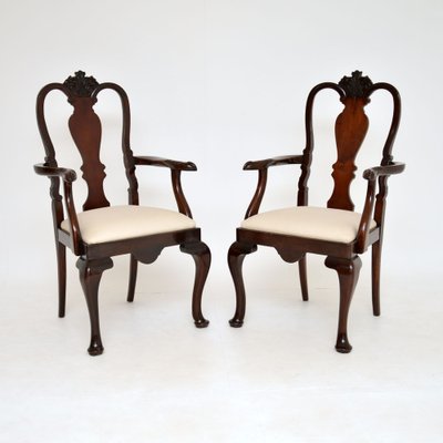 Antique Queen Anne Style Carver, Thomasville Queen Anne Dining Room Chairs