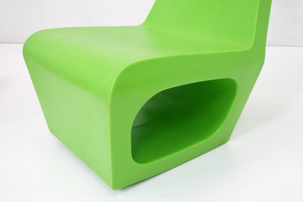 Jellyfish Rocking Chair & Ottoman or Table by Wiel Arets for
