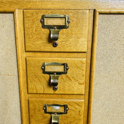 Vintage index card file cabinet discount