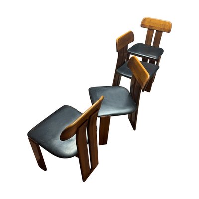 Sapporo Dining Chairs by Mario Marenco for Mobilgirgi, 1970s, Set