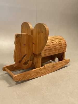 Wooden hotsell rocking elephant