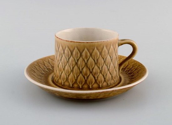 Relief Tea Service in Glazed Stoneware by Jens H. Quistgaard