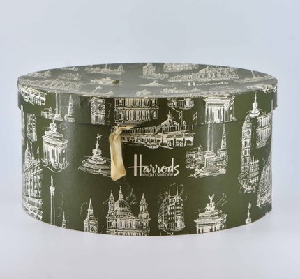 Vintage Hat Boxes from Harrods of London, Set of 3 for sale at Pamono